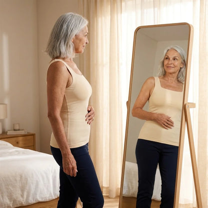 Mae's Tanks Built-In Bra Comfort Shaper Tank