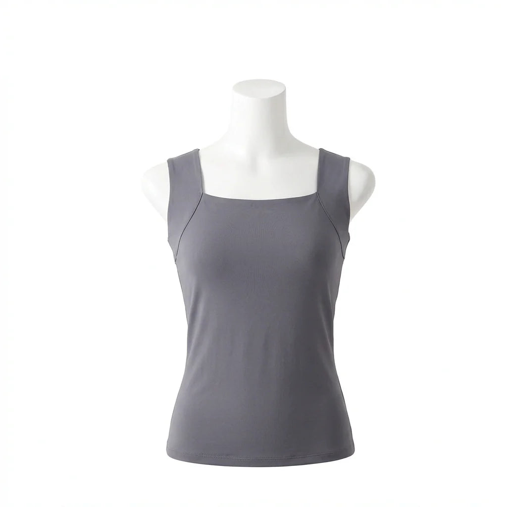 Mae's Tanks Built-In Bra Comfort Shaper Tank