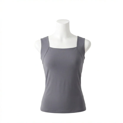 Mae's Tanks Built-In Bra Comfort Shaper Tank