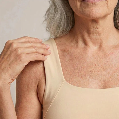 Mae's Tanks Built-In Bra Comfort Shaper Tank